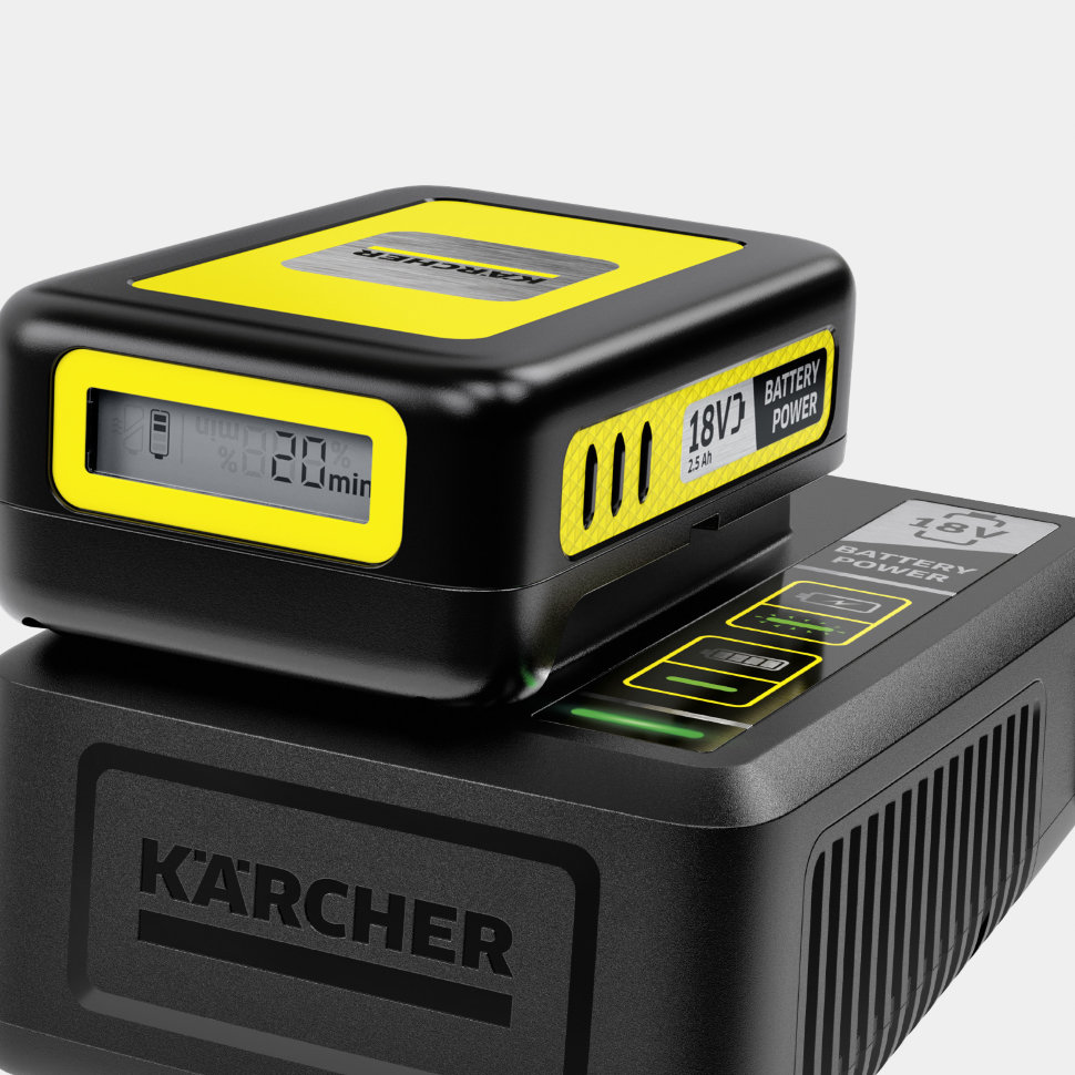 Быстрое зарядное устройство Karcher 18 В 2.445-032.0
