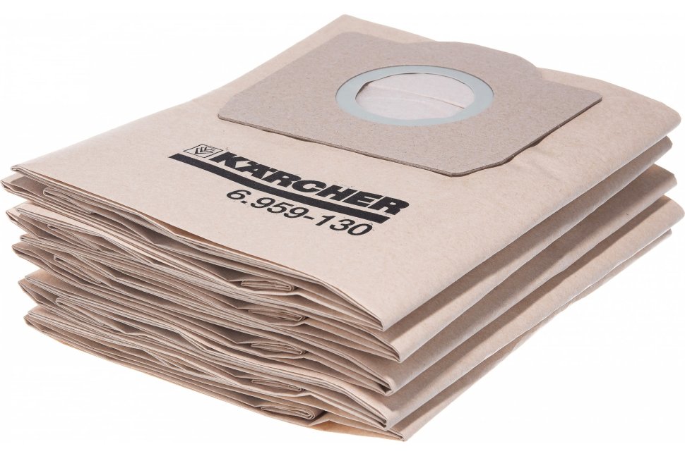 Бумажные фильтр-мешки Karcher 6.959-130.0, 5 шт.