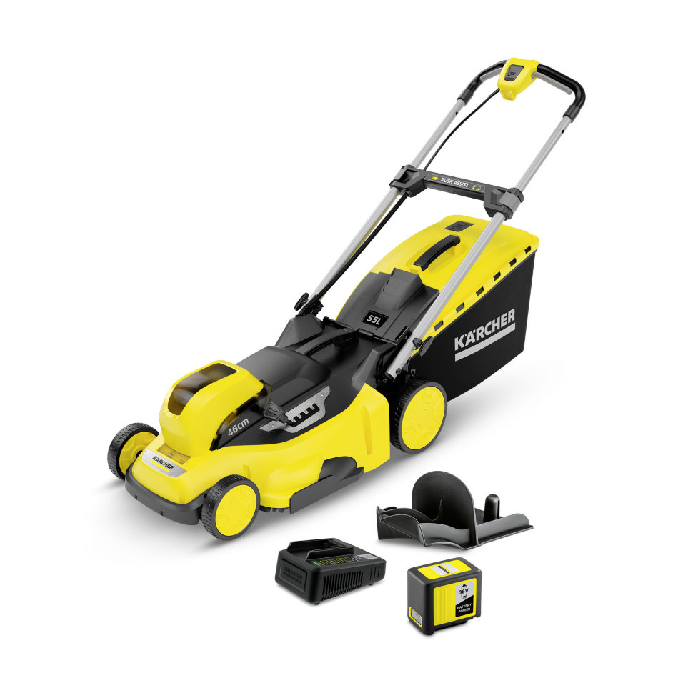 Аккумуляторная газонокосилка Karcher LMO 36-46 Battery Set Аккумуляторная газонокосилка Karcher LMO 36-46 Battery Set