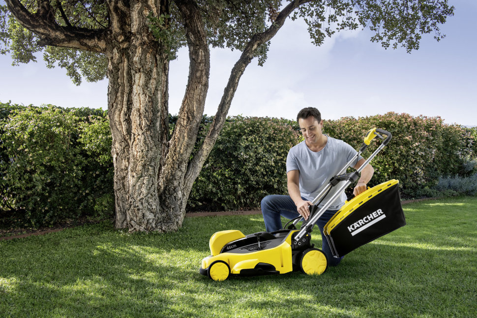 Аккумуляторная газонокосилка Karcher LMO 36-46 Battery Set Аккумуляторная газонокосилка Karcher LMO 36-46 Battery Set